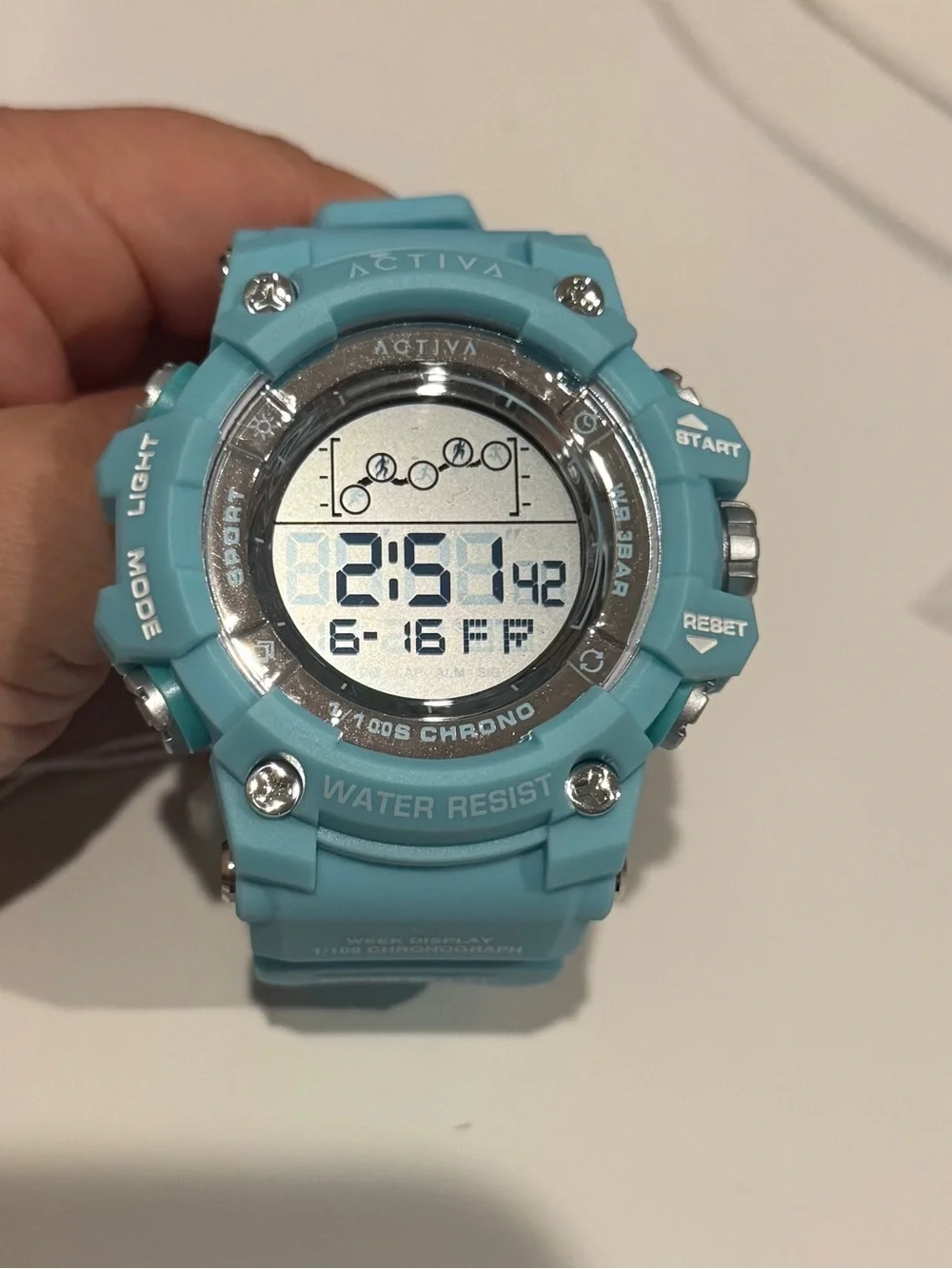Invicta Activa Aqua Blue Digital Sports Watch with Chronograph